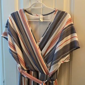 Maxi dress, faux wrap